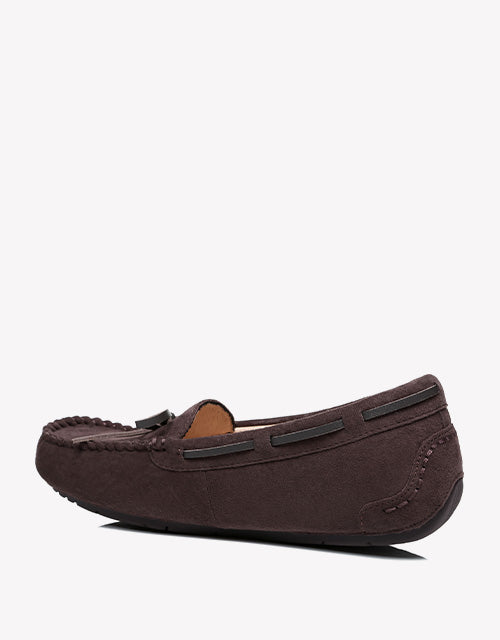 Summer Moccasin in Chocolate