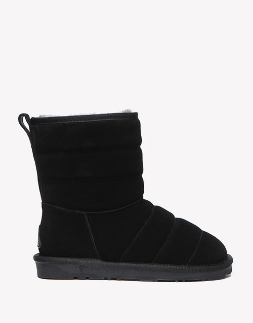 Short Puffer in black EVERAU