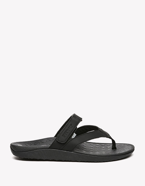 Orthotic Thongs in Black