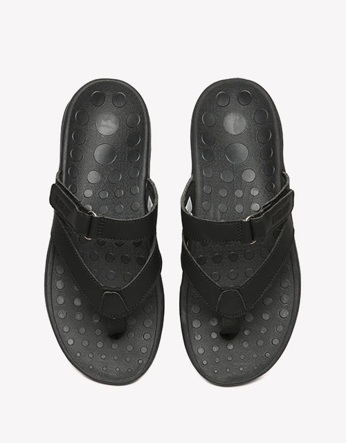 Orthotic Thongs in Black