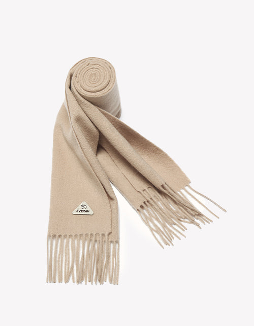 Eva Plain Scarf in Camel