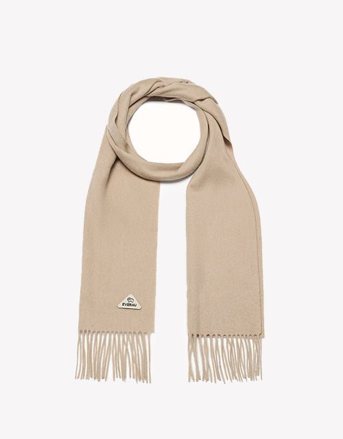 Eva Plain Scarf in Camel