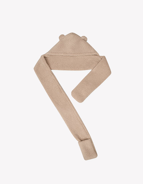 3 In 1 Bear Plush Hat In Brown