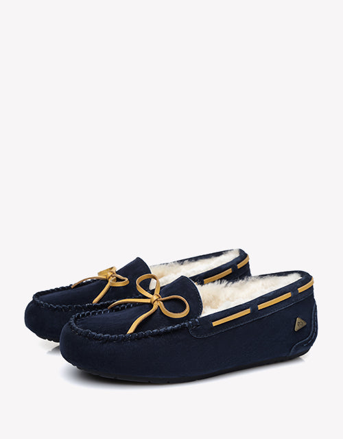 Miracle Moccasin in Navy Blue