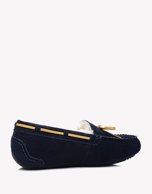 Miracle Moccasin in Navy Blue