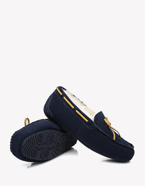 Miracle Moccasin in Navy Blue