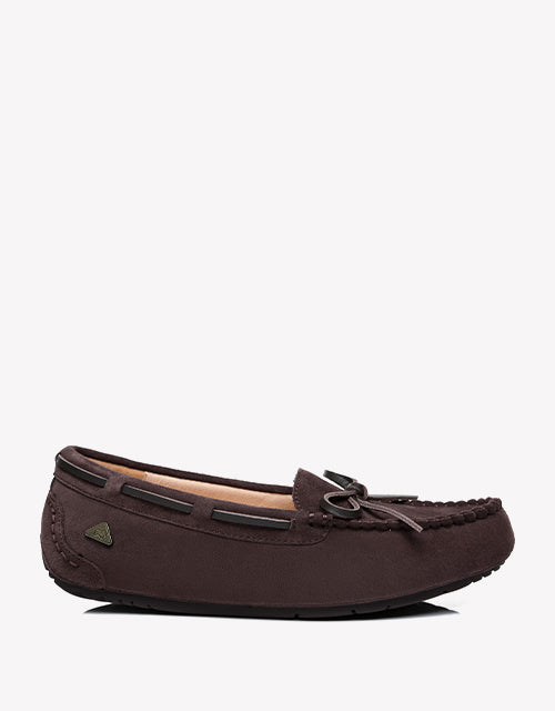 Summer Moccasin in Chocolate