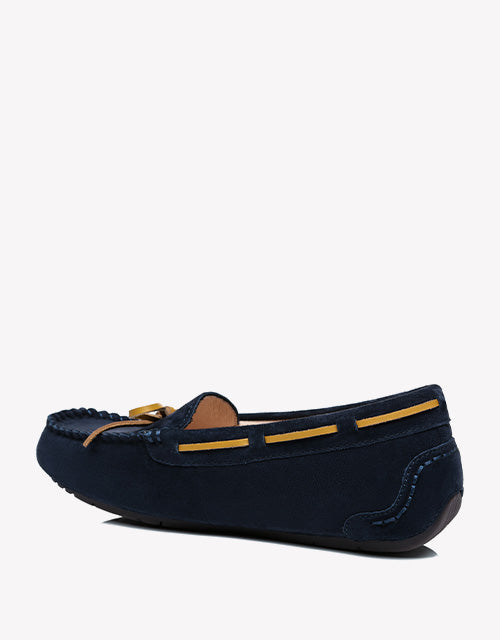 Summer Moccasin in navy blue
