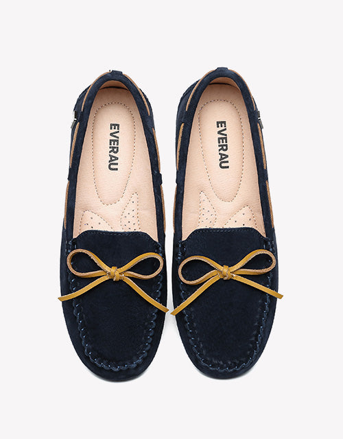 Summer Moccasin in Navy Blue