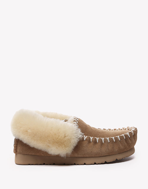 Popo Moccasin in Chestnut
