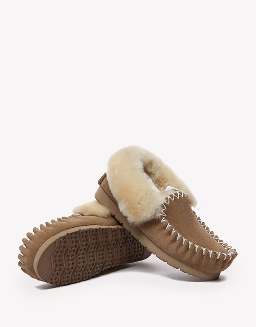 Popo Moccasin in Chestnut