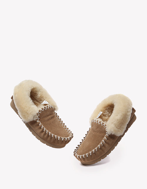 Popo Moccasin in Chestnut