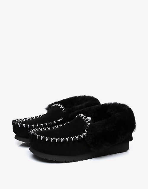 Popo Moccasin in Black