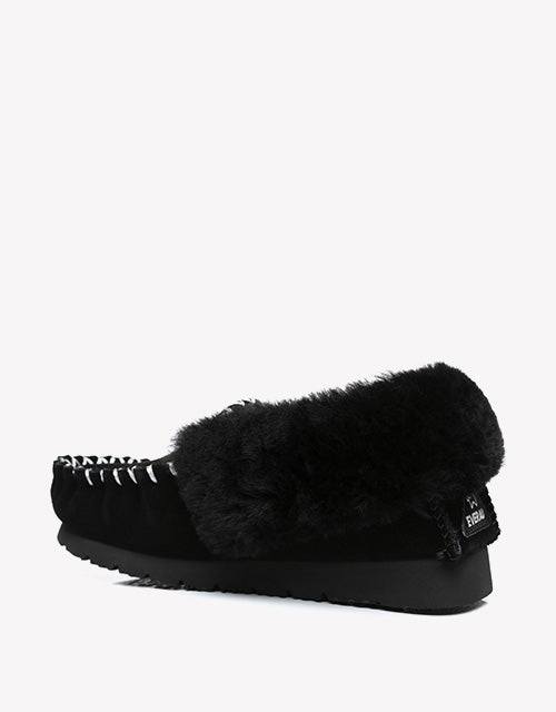 Popo Moccasin in Black