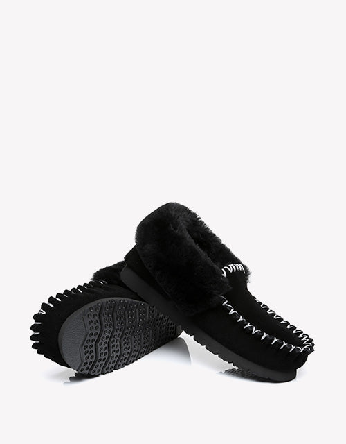 Popo Moccasin in Black