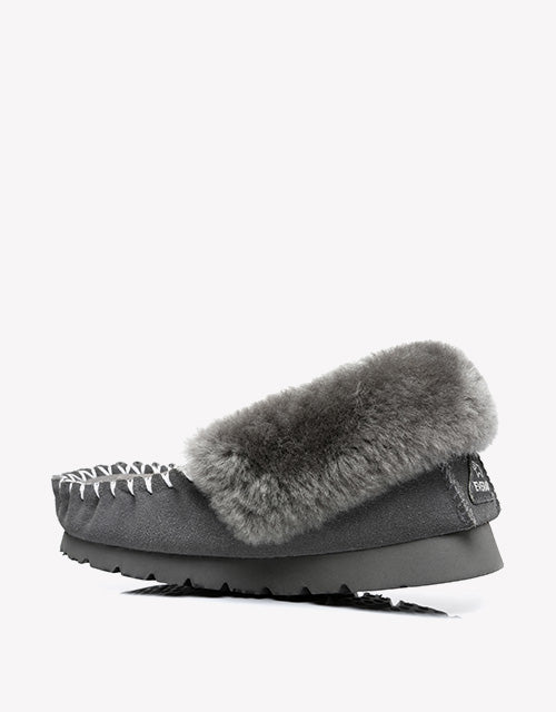 Popo Moccasin in Grey