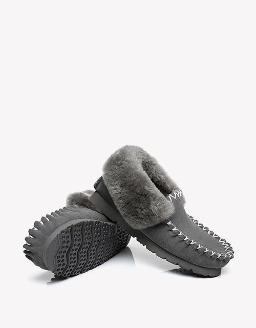 Popo Moccasin in Grey