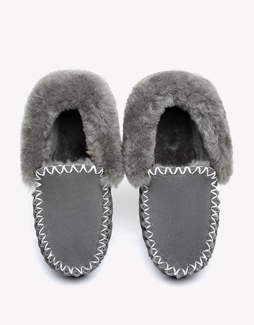 Popo Moccasin in Grey