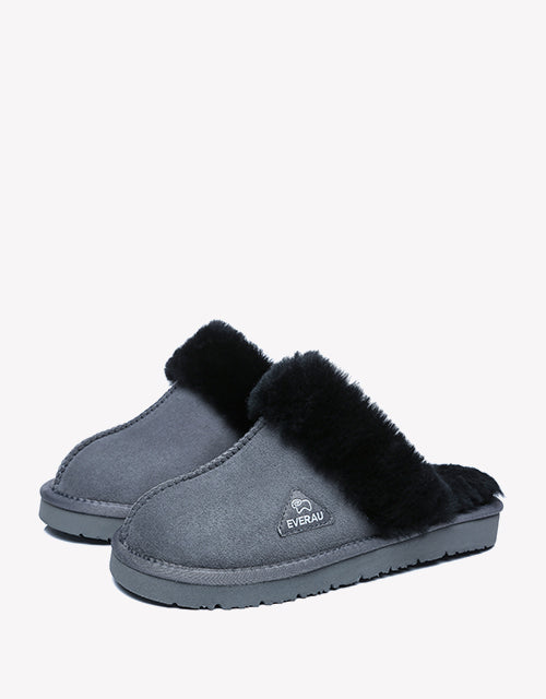 Ltd. Edition Muffin Slipper in black/grey