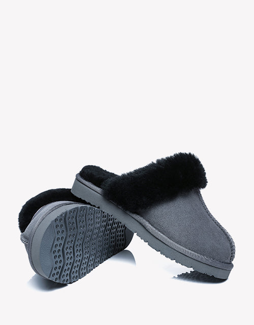 Ltd. Edition Muffin Slipper in black/grey