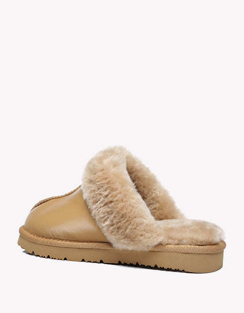 Ltd. Edition Muffin Slipper in antler ginger nappa