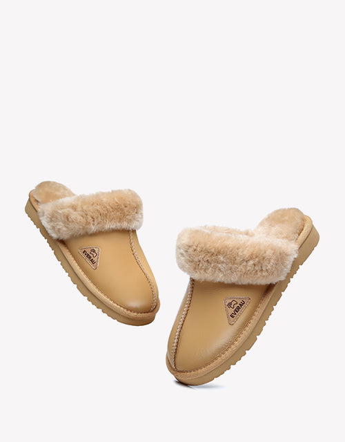 Ltd. Edition Muffin Slipper in antler ginger nappa
