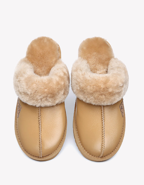 Ltd. Edition Muffin Slipper in antler ginger nappa