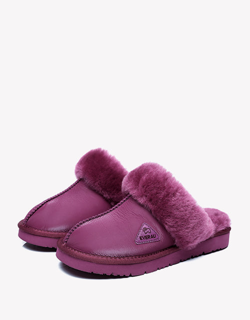 Ltd. Edition Muffin Slipper in strawberry jam nappa