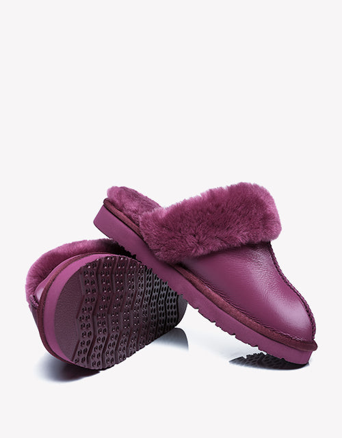 Ltd. Edition Muffin Slipper in strawberry jam nappa
