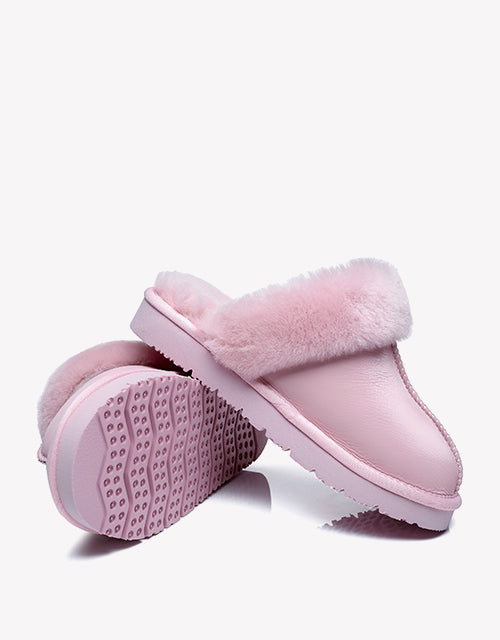 Ltd. Edition Muffin Slipper in water lotus pink nappa