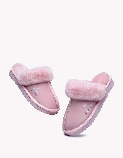Ltd. Edition Muffin Slipper in water lotus pink nappa