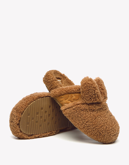 Fluffy Bunny in Chestnut