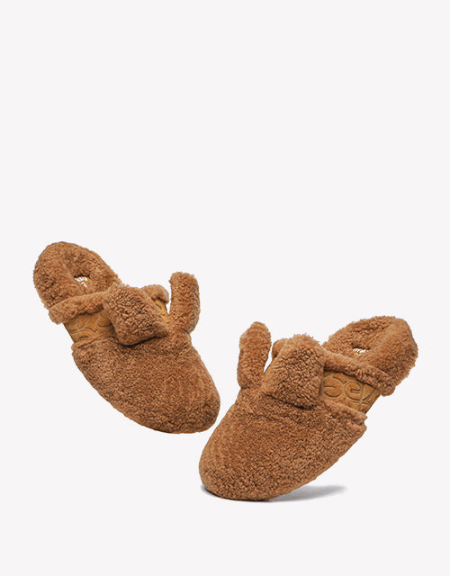 Fluffy Bunny in chestnut