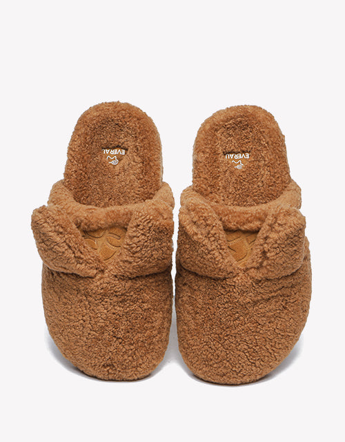 Fluffy Bunny in chestnut