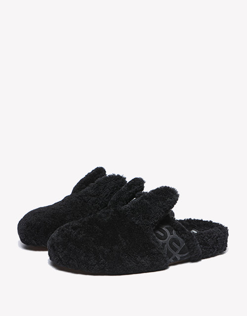 Fluffy Bunny in black