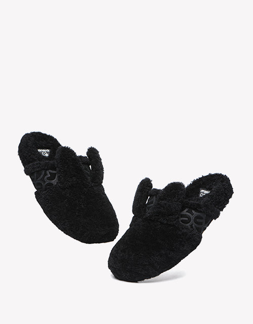 Fluffy Bunny in black