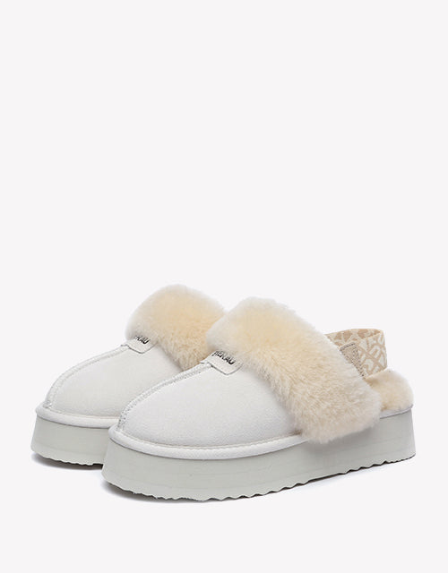 Forever Platform Slipper In White