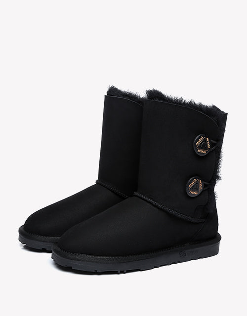 Twin Button in Black