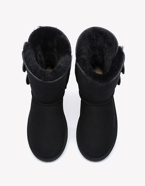 Twin Button in Black
