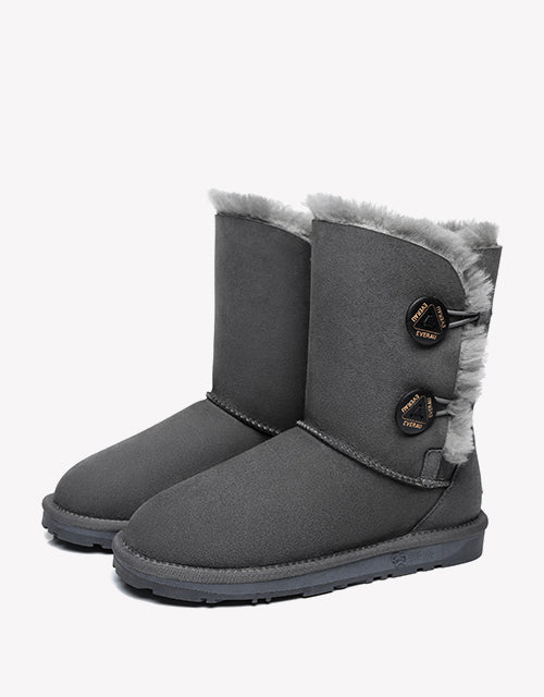Twin Button in Grey