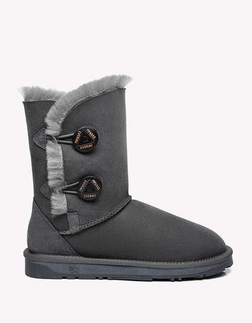 Twin Button in Grey