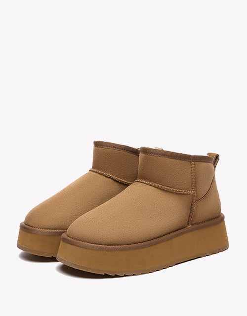 Ultra Mini Platform in Chestnut