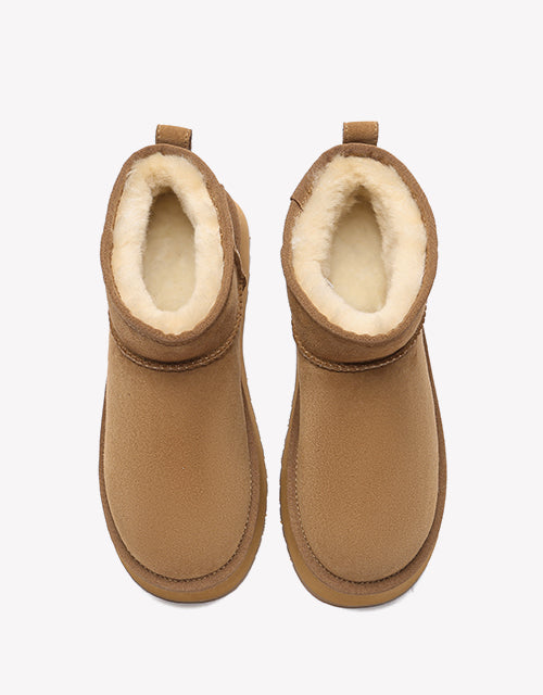 Ultra Mini Platform in Chestnut