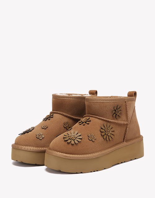 Brenna Platform in Chestnut