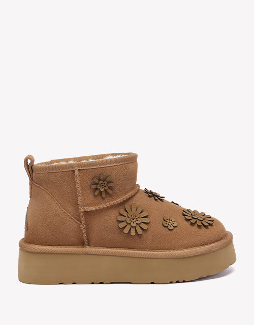 Brenna Platform in Chestnut