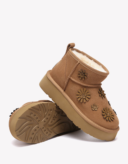 Brenna Platform in Chestnut
