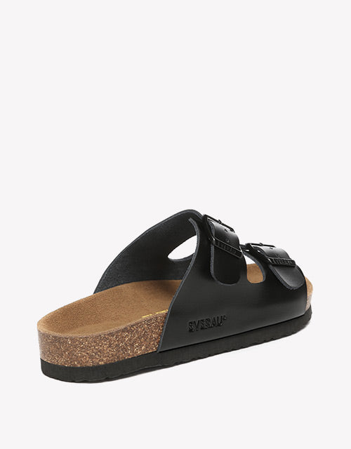 Mick Sandal Slides in Black