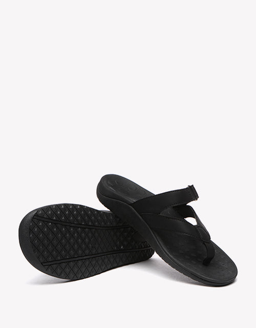 Orthotic Thongs in Black