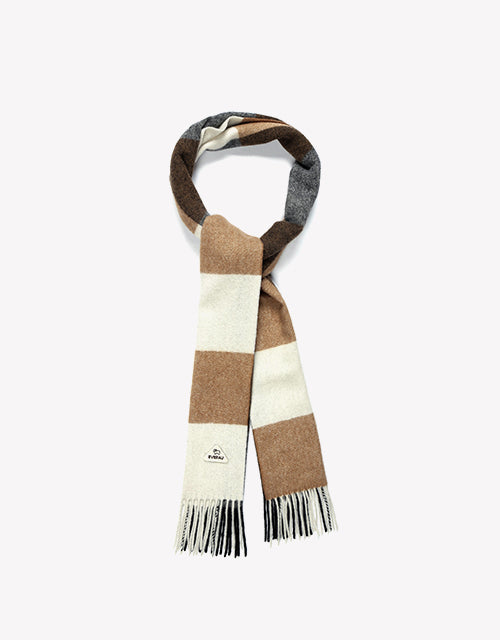 Tartan Scarf in sienna check