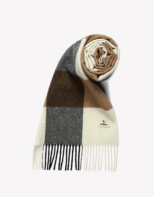 Tartan Scarf in sienna check